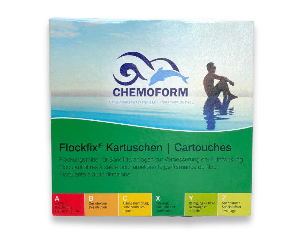 Flockmittel-Tabs 1 kg (Kartuschen 8 x 125 g)