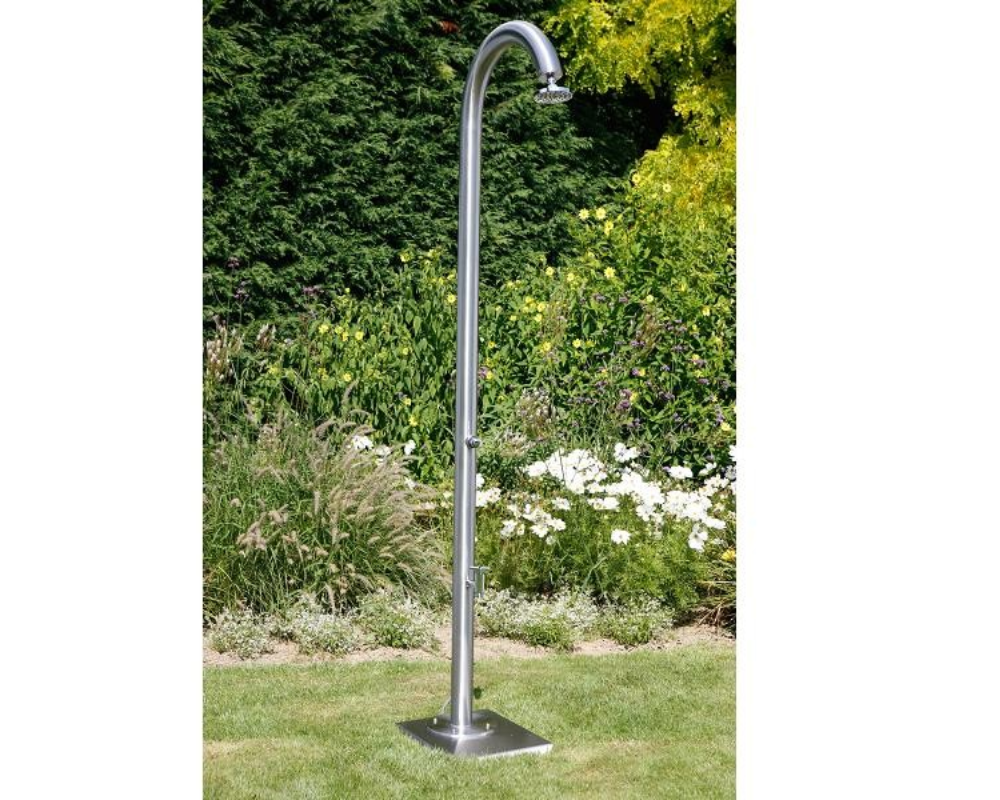 Dusche Nemo Mischbatterie (Typ MB) ohne Entnahmehahn | Kalt- und Warmwasserdusche für öffentliche und private Bäder | Mischbatterie | IDEAL Eichenwald