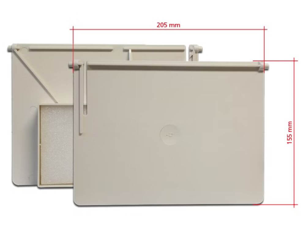Pool-Skimmer-Klappe 2er Set - 12,7x20,3cm Ersatz Für S20 85001500