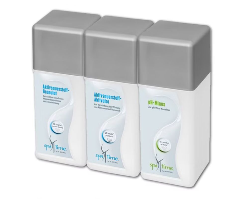 SpaTime Set Aktivsauerstoff Granulat + Aktivsauerstoff Aktivator + pH Minus
