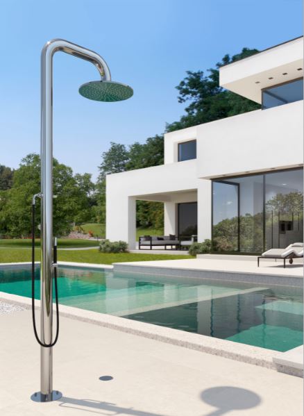 Fontealta Boss Wide Shower Warmwasser mit Einhebelmischer und Handbrause