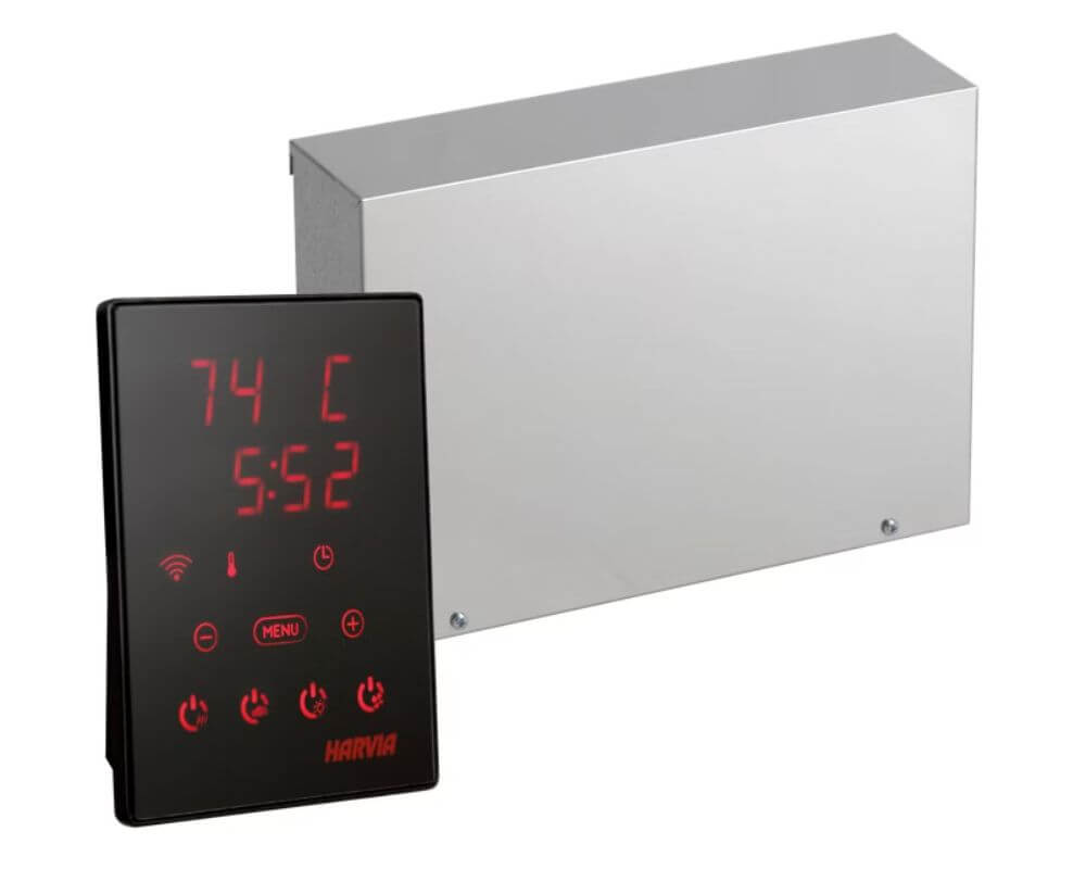 Harvia XENIO Classic COMBI 110C Saunasteuerung I Touch-Screen Saunasteuerung für 2,3 - 11 kW Combi Saunaöfen