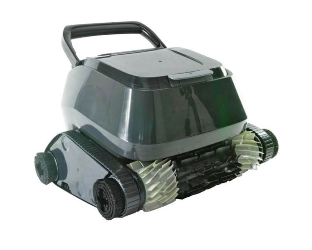 Poolroboter POWER 4.0 PLUS Poolsauger mit seitliche Aktiv-Bürsten | vollautomatisch | für Boden, Wände und Wasserlinie | für Becken bis max. 11 x 5,5 