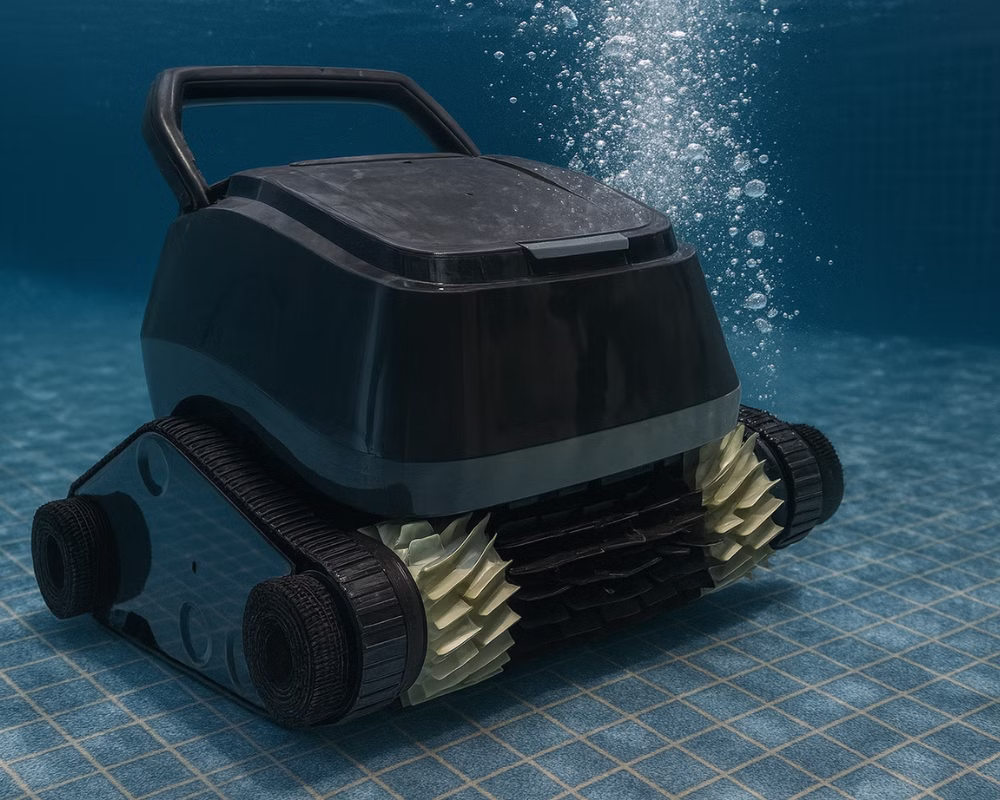 Fluidra Poolbodensauger Poolroboter POWER 4.0 PLUS Poolsauger mit seitliche Aktiv-Bürsten
