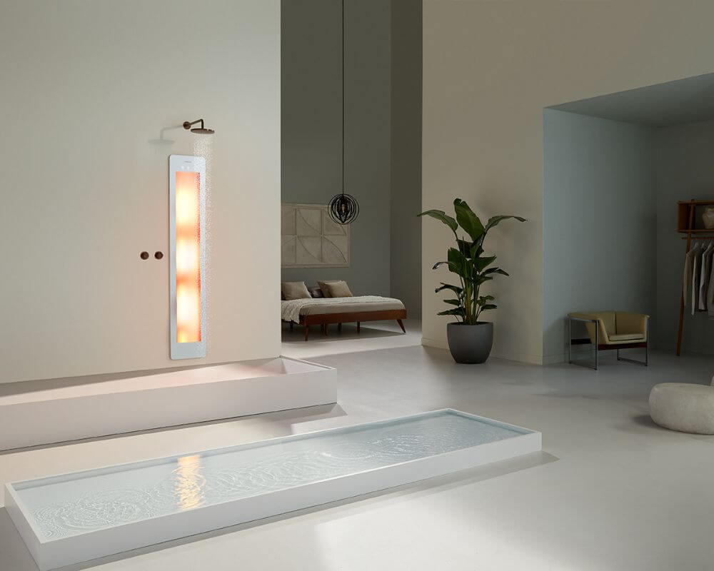SUNSHOWER Round Infrarot optional mit UV-Licht