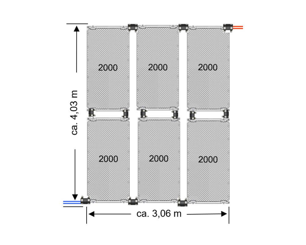 OKU Max Solarabsorber Komplettset