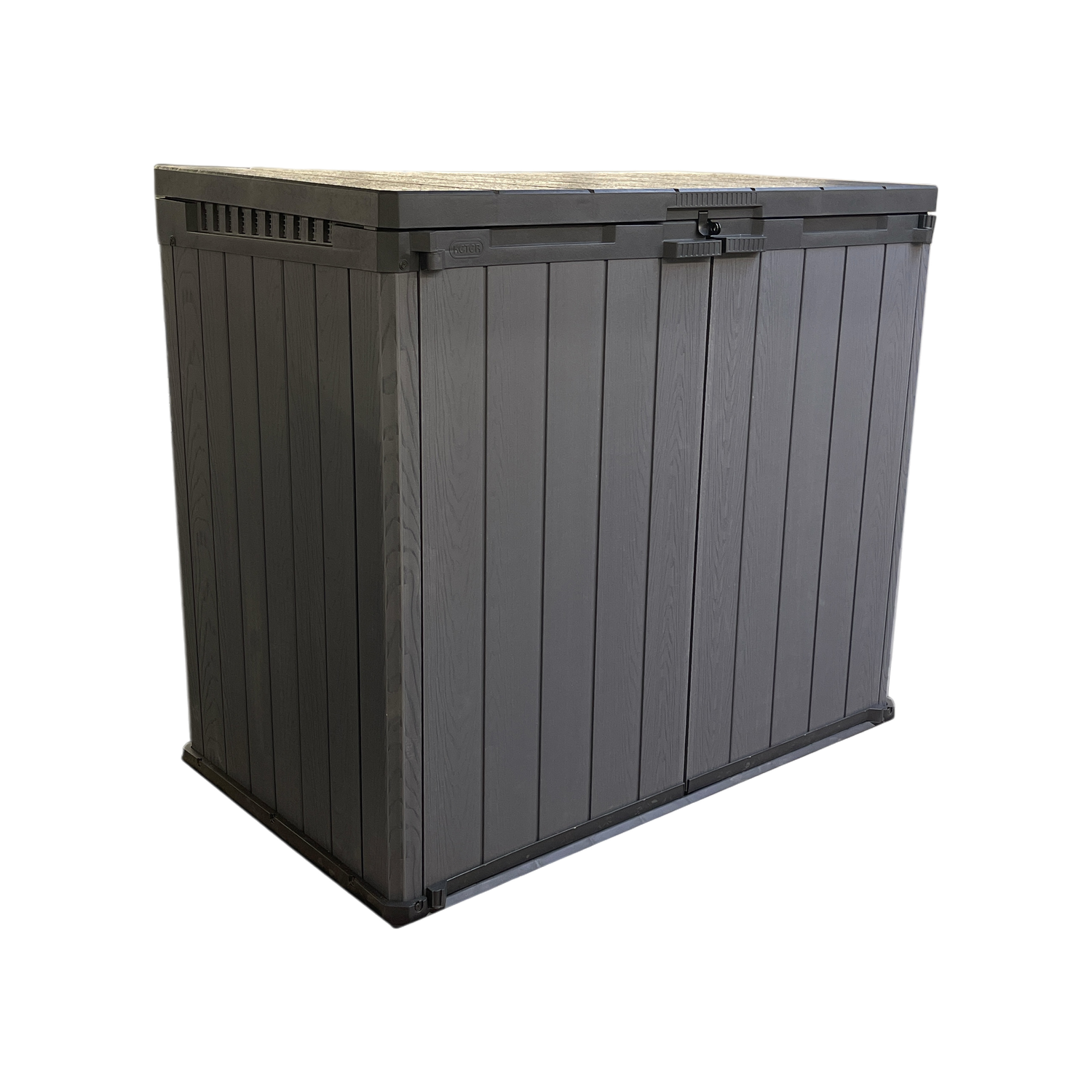 TrendPool Technikbox Classic L in Holzoptik anthrazit