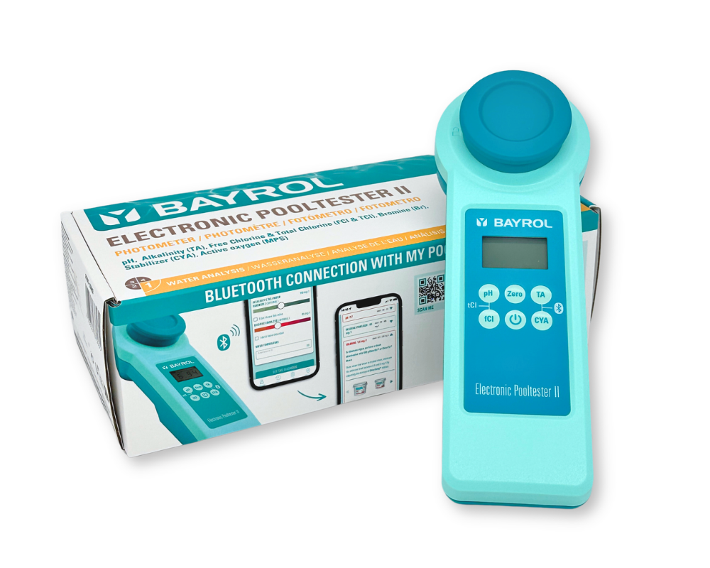 BAYROL Elektronischer Pooltester II I digitales Photometer I Wassertestgerät I präzise Bestimmung von Messparametern | BAYROL Nr. 287303