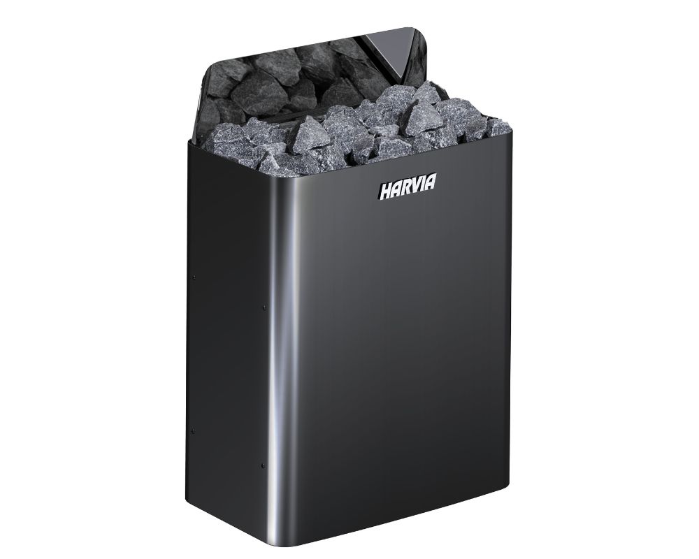 Harvia THE WALL Saunaofen blackSTEEL ohne Steuerung
