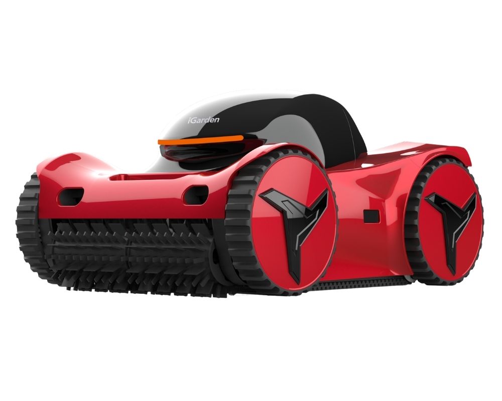 iGarden M1 Poolroboter vollautomatisch Akku kabellos KI-Technologie hydrodynamische Antriebsstruktur