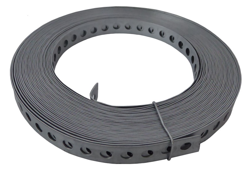 Lochband verzinkt 12 x 1 mm