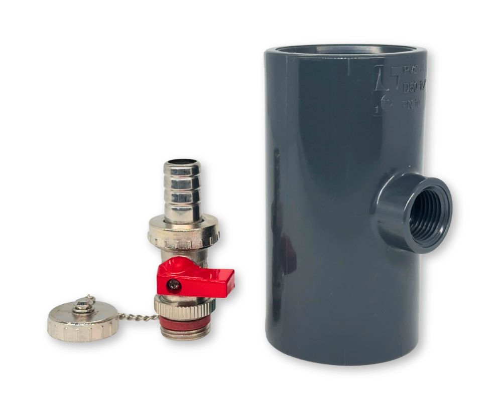 OKU Absorber-Entleerungsset für PVC-Verrohrung Ø 50 mm