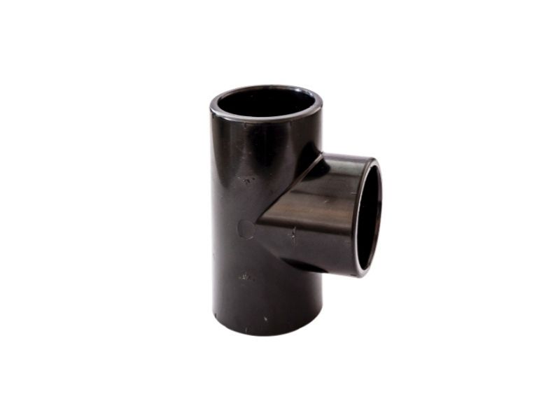 T-Stück, Ø 50 mm, schwarz