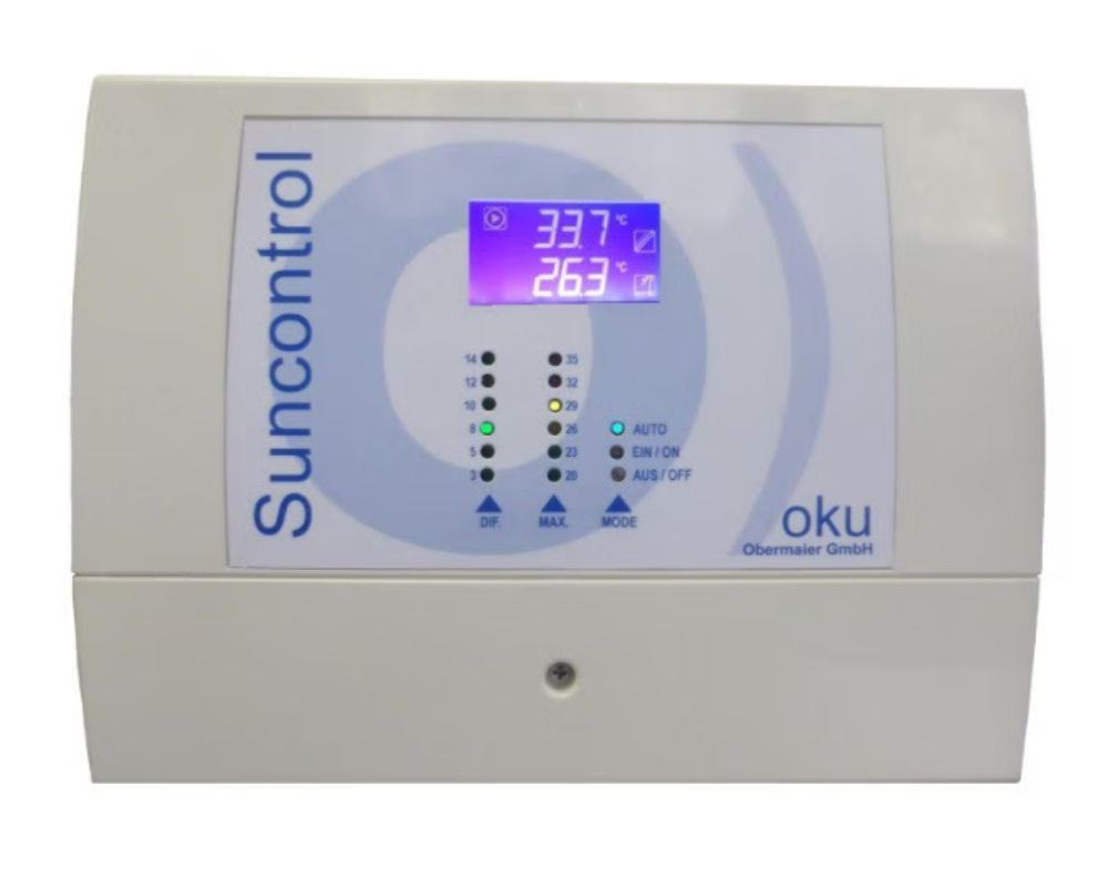 OKU Suncontrol Solarsteuerung Solar-Differenztemperaturregler