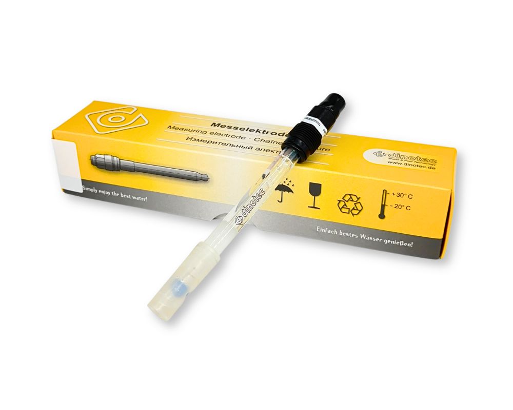 Dinotec pH-Elektrode | pH-Sonde für alle dinotec-Geräte | Sondencontainer | pH-Elektrode Mess- und Regelgeräte | pH-Regulierung | pH-Einstabmesskette