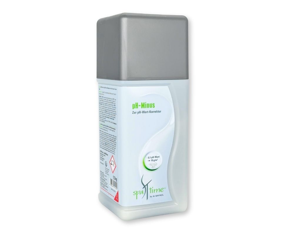 Bayrol SpaTime pH-Minus 1,5 kg | reines Granulat | senkung des pH-Wertes im Pool | effektive Wasserpflege