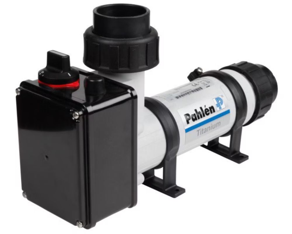 Pahlen Elektroheizer aus Kunststoff / Heizstab Titan 3 kW nicht digital | Pahlén AC30T Aqua Compact Elektrowärmetauscher