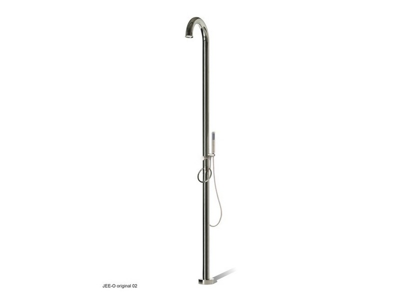 JEE-O Original 02 Gartendusche gebürstet mit Handbrause