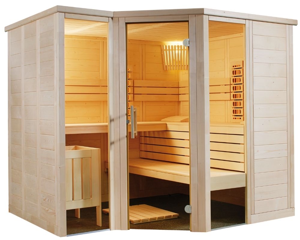 Harvia ARKTIS INFRA+ Saunakabine aus Fichtenmassivholz