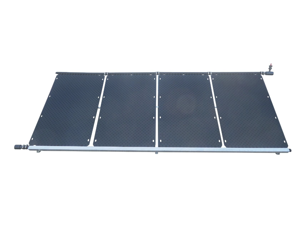 OKU Aufständerung für OKU-Absorber Typ 1002 in Reihe montiert