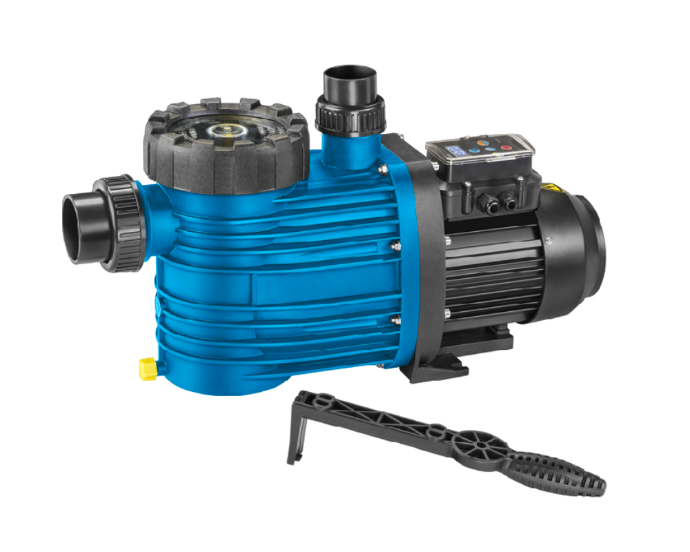 Speck BADU ECO Soft Poolpumpe 230 Volt | Pumpe für Poolgröße 30- 90 m³ | drehzahlgeregelte Umwälzpumpe | 3 Leistungen und individuelle Laufzeiten